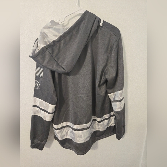 NWT Georgia Bulldogs Hoodie Sweatshirt Military Appreciation Gray Men Size Large - Picture 6 of 9